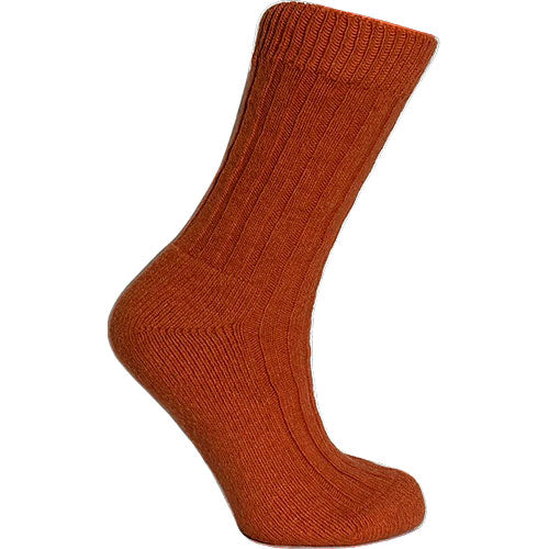 Merino Uld Strømper Orange | Str. 39/42 fra Clemente på Mecindo.dk