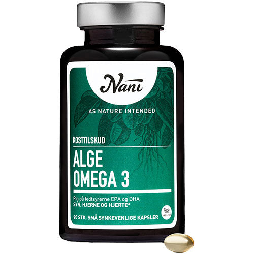 Nani Alge Omega 3 | 90 kapsler fra Nani på Mecindo.dk