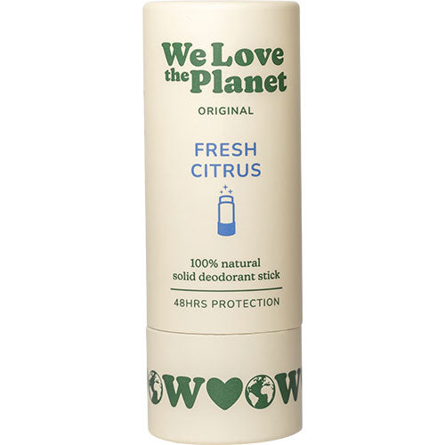 We love the Planet Deo Stift (40 gr) | Fresh Citrus fra We love the Planet på Mecindo.dk