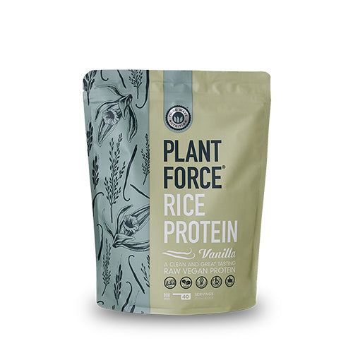Plantforce Risprotein Vanilje | 800 gr fra Plantforce på Mecindo.dk