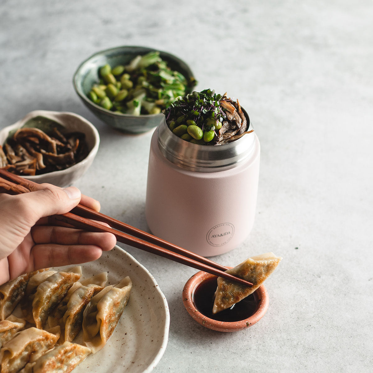 AYA&IDA Food'ie 500ml | Soft Rose fra AYA&IDA på Mecindo.dk