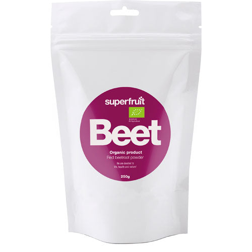 Superfruit Beet Pulver Økologisk | 250 gr fra Superfruit på Mecindo.dk