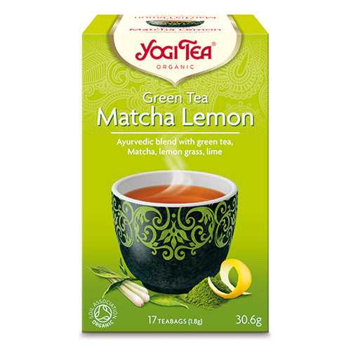 Yogi Green Tea Økologisk Matcha Lemon Organic | 17 br fra Yogi på Mecindo.dk