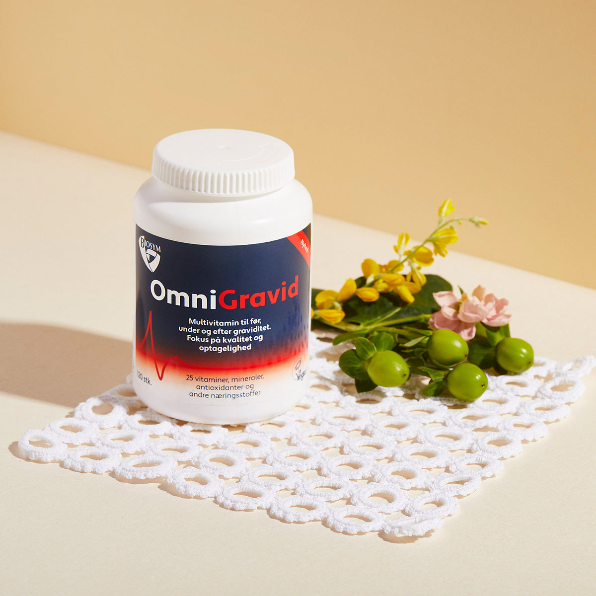 Biosym Omnigravid | 120 Tabl. fra Biosym på Mecindo.dk