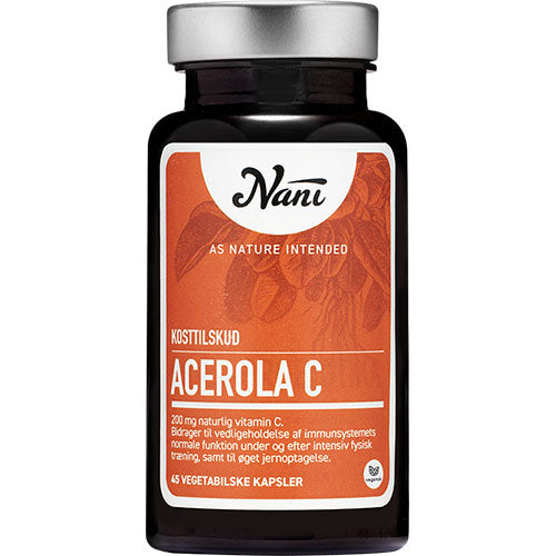 Nani Acerola C-vitamin | 45 kapsler fra Nani på Mecindo.dk