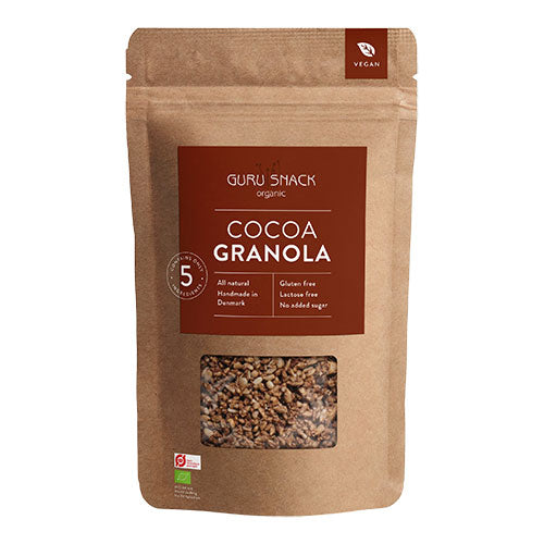 Guru Snack Granola Cocoa Økologisk | 350 gr fra Guru Snack på Mecindo.dk