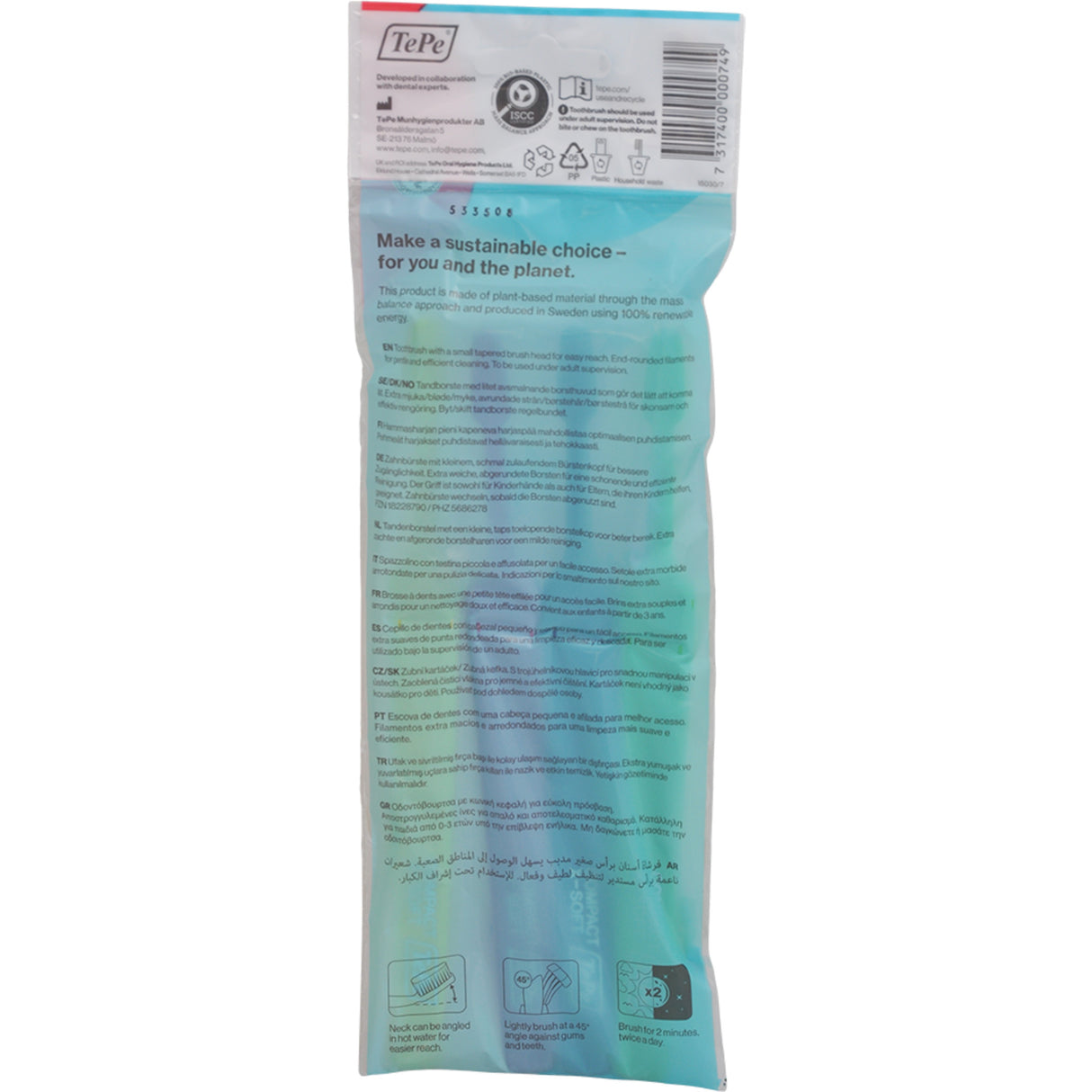 TePe Kids X-soft Tandbørste | 4 stk fra TePe på Mecindo.dk