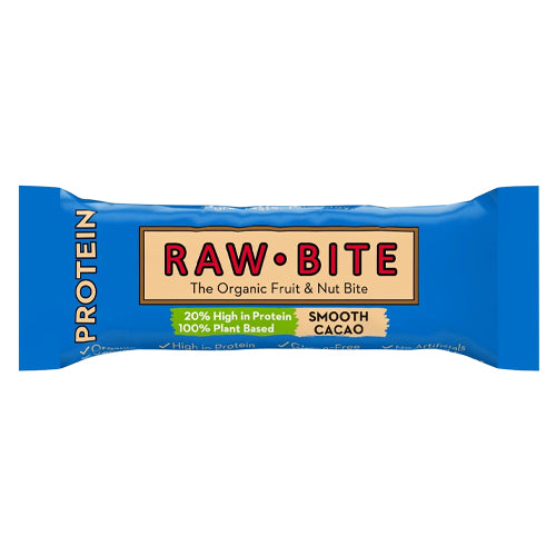 RawBite Protein Smooth Cacao Økologisk | 45 gr fra RawBite på Mecindo.dk