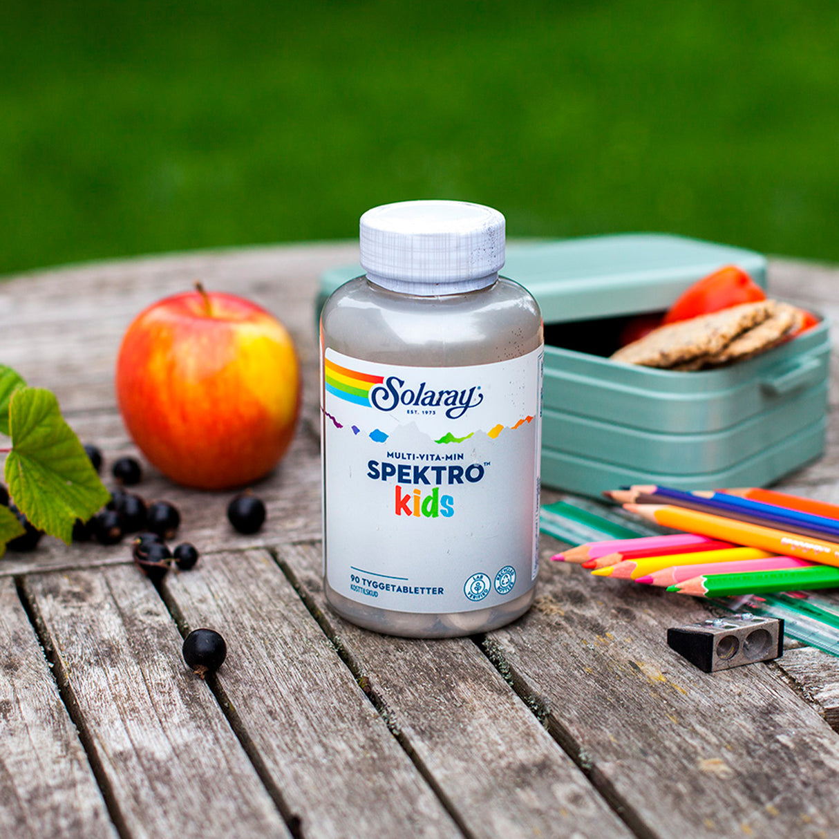 Solaray Spektro Kids Multivitamin | 90 Tabl. fra Solaray på Mecindo.dk