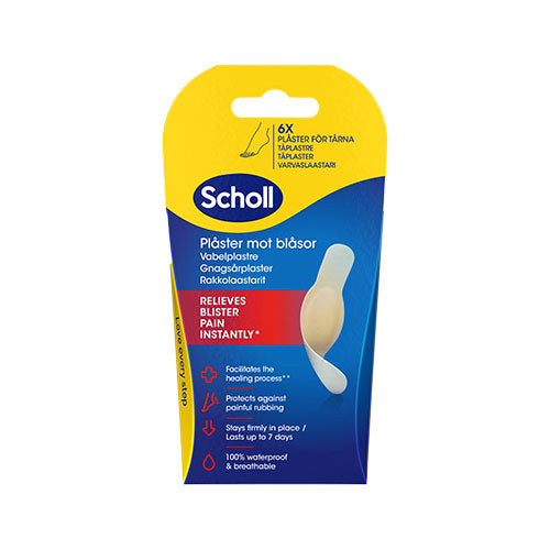Scholl Blister Plasters Toes 6 Stk fra Scholl på Mecindo.dk