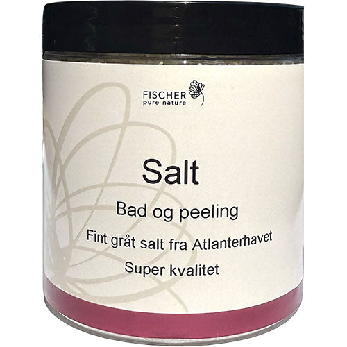 Fischer Pure Nature Salt Til Peeling Og Bad | 250 gr fra Fischer Pure Nature på Mecindo.dk