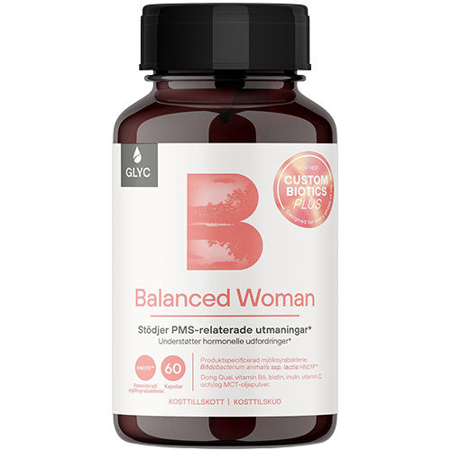 Glyc Balanced Woman | 60 kapsler fra Glyc på Mecindo.dk