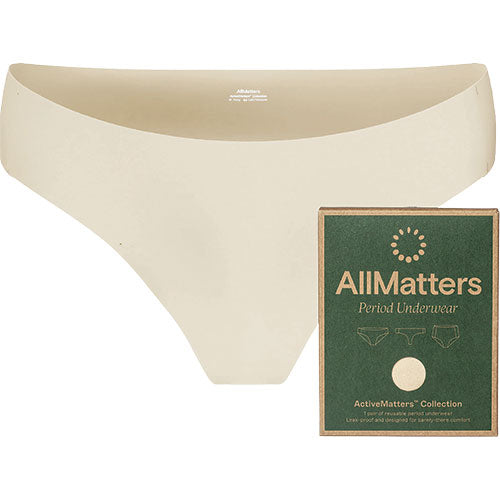 AllMatters Active G-streng Beige | XS fra AllMatters på Mecindo.dk