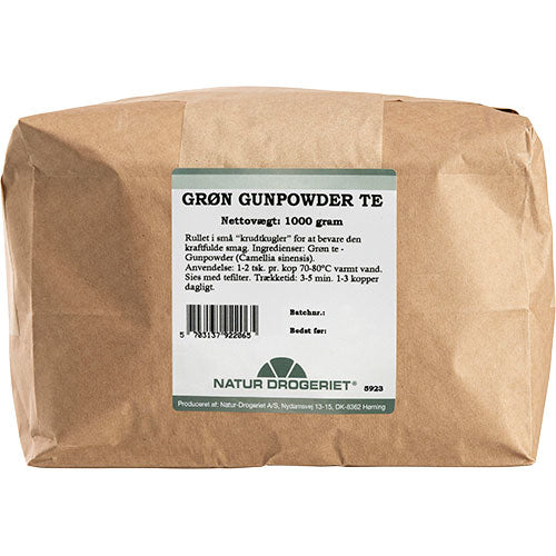 Natur-Drogeriet Grøn Gunpowder Te | 1 kg fra Natur-Drogeriet på Mecindo.dk