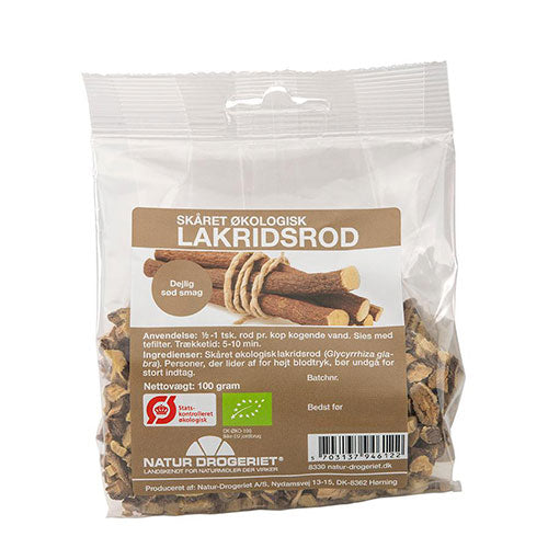 Natur-Drogeriet Lakridsrod Skåret Økologisk | 100 gr fra Natur-Drogeriet på Mecindo.dk