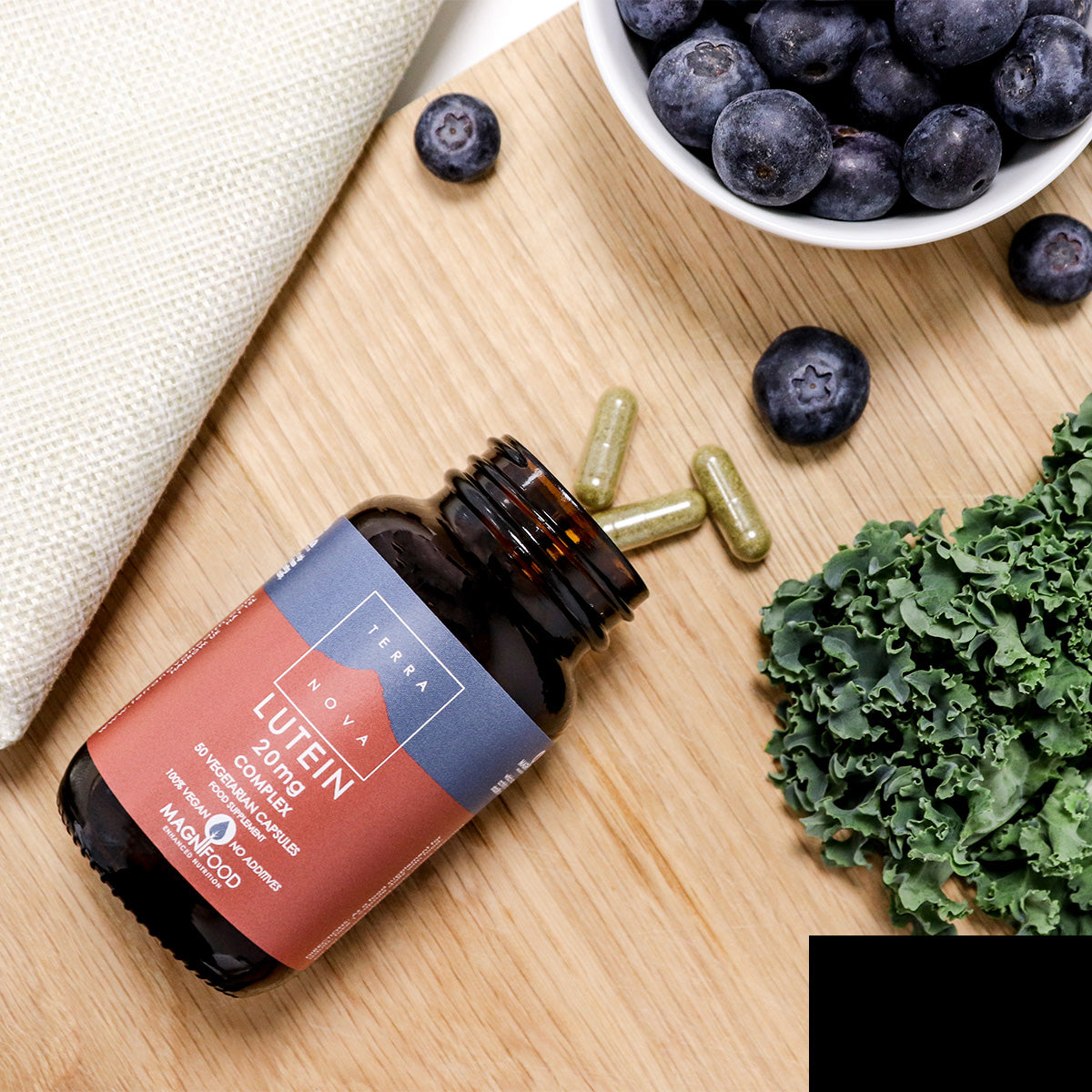 Terranova Lutein 20 Mg Complex | 50 kapsler fra Terranova på Mecindo.dk