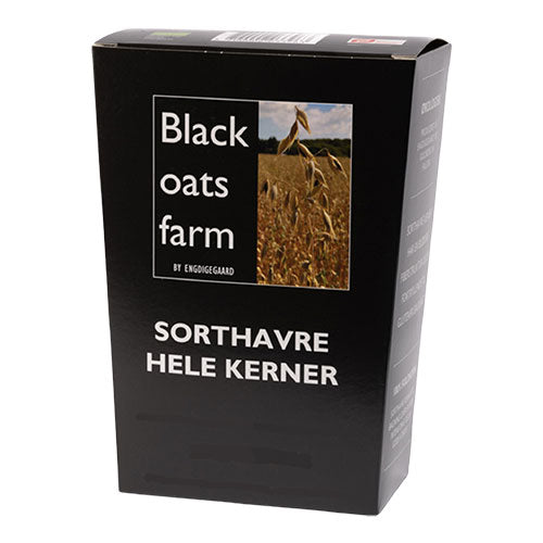 Blackoatsfarm Sorthavre Hele Kerner Økologisk Glutenfri | 650 gr fra Blackoatsfarm By Engdigegaard på Mecindo.dk