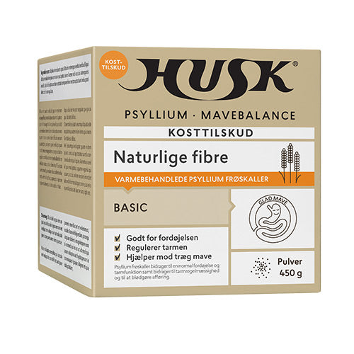 Husk Psyllium Mavebalance | 450 gr fra Husk på Mecindo.dk