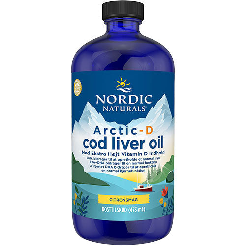 Nordic Naturals Torskelevertran M. Citrussmag | 473 ml fra Nordic Naturals på Mecindo.dk