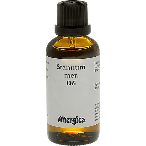 Allergica Stannum Met. D6 | 50 ml fra Allergica på Mecindo.dk