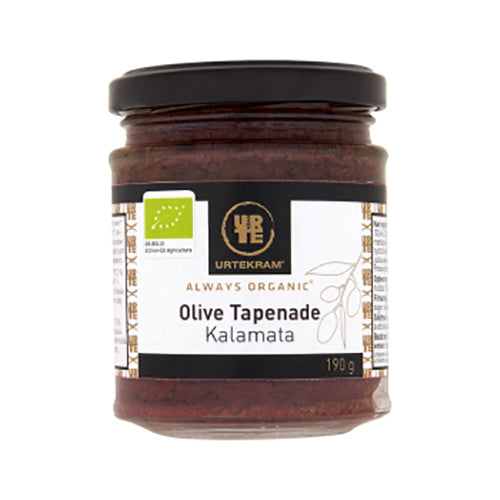 Urtekram Tapenade Olive Kalamata Økologisk | 190 gr fra Urtekram på Mecindo.dk