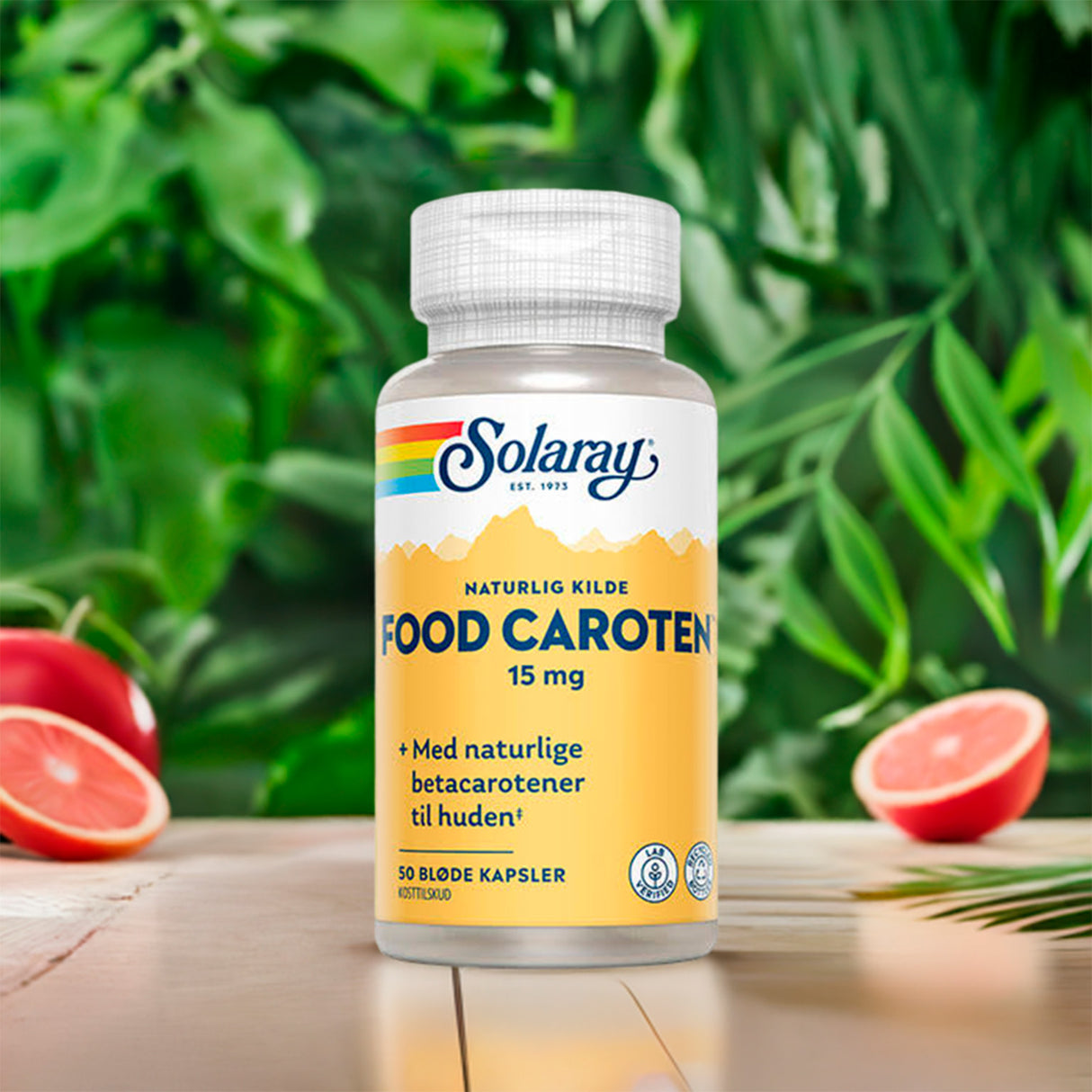 Solaray Food Caroten | 50 kapsler fra Solaray på Mecindo.dk