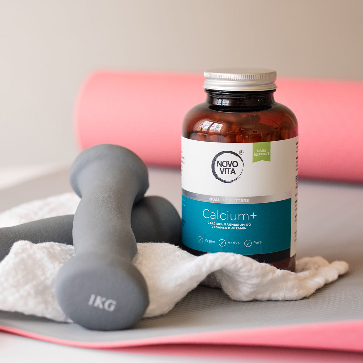 Novo Vita Calcium+ | 180 kapsler fra Novo Vita på Mecindo.dk