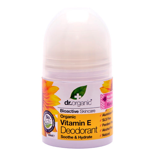 Dr. Organic Vitamin E Deodorant | 50 ml fra Dr. Organic på Mecindo.dk