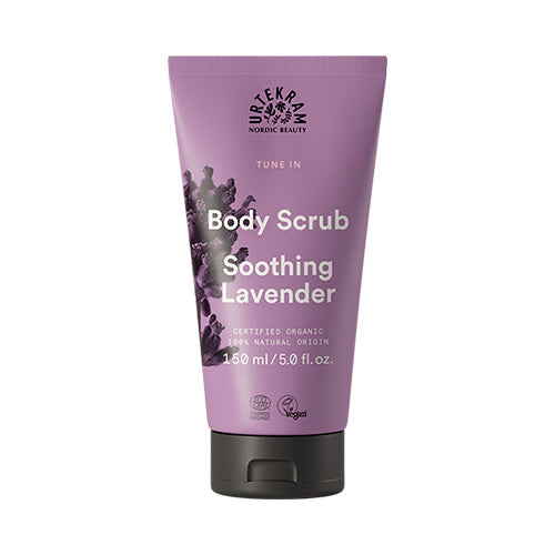 Urtekram Bodyscrub Purple Lavender | 150 ml fra Urtekram på Mecindo.dk