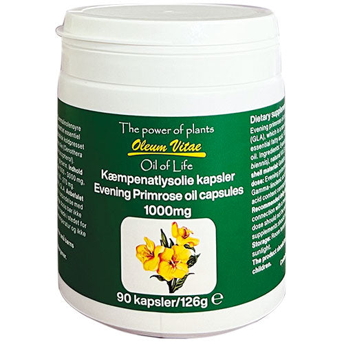 Oil of Life Kæmpenatlysolie | 90 kapsler fra Oil of Life på Mecindo.dk