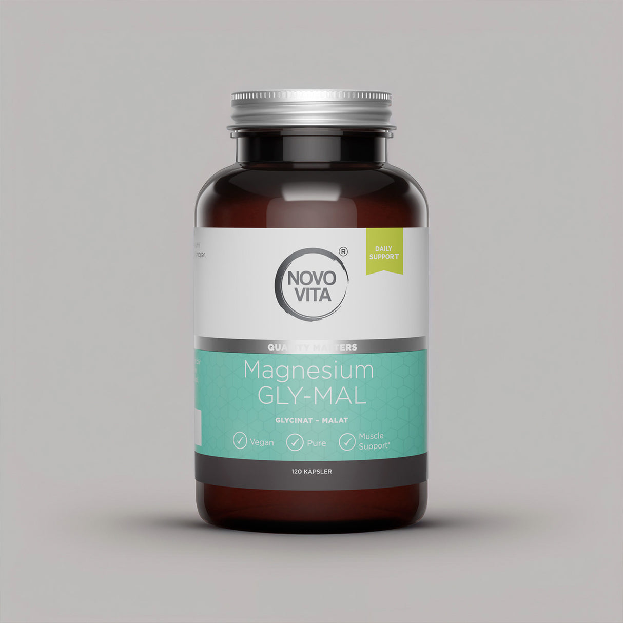 Novo Vita Magnesium Glycinate / Malate | 120 kapsler fra Novo Vita på Mecindo.dk