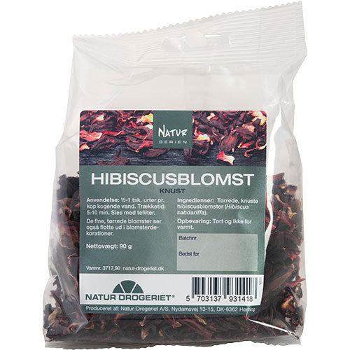 Natur-Drogeriet Hibiscusblomst Knust | 90 gr fra Natur-Drogeriet på Mecindo.dk
