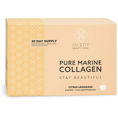 Plent Pure Marine Collagen 30 X 5 Gr | Citrus Lemonade fra Plent på Mecindo.dk