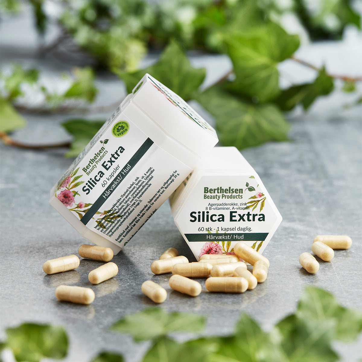 Berthelsen Silica Extra | 60 kapsler fra Berthelsen på Mecindo.dk