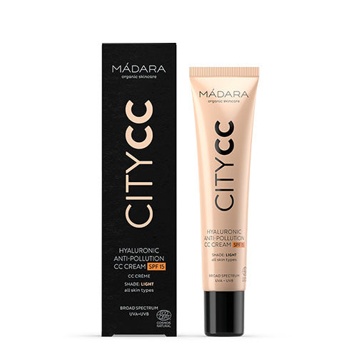 Madara Citycc Hyaluronic Anti-pollution Cc Cream Spf15 Light | 40 ml fra Madara på Mecindo.dk