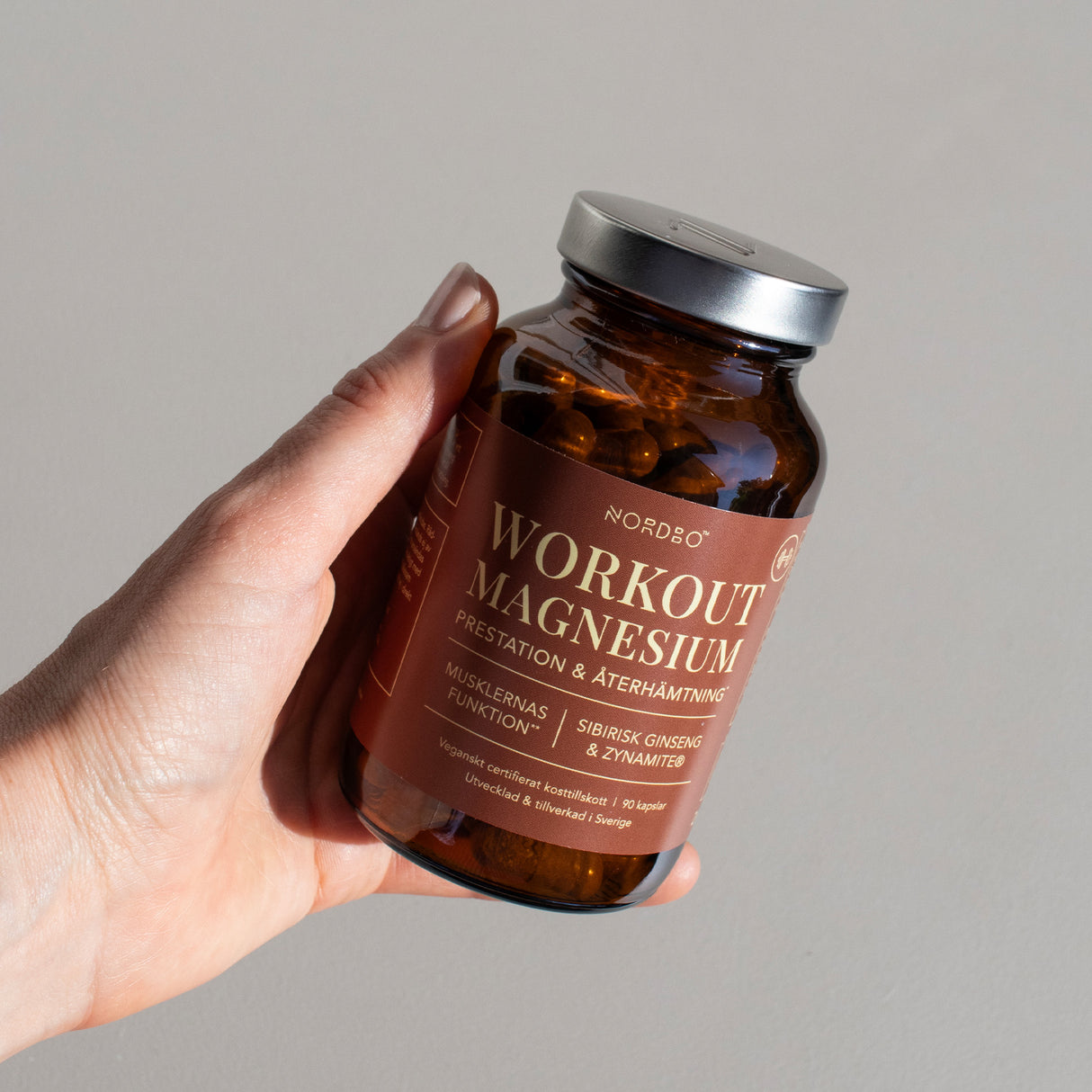 NORDBO Workout Magnesium | 90 kapsler