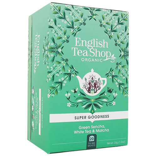 English Tea Shop Green Sencha White Tea & Matcha Økologisk | 20 br fra English Tea Shop på Mecindo.dk
