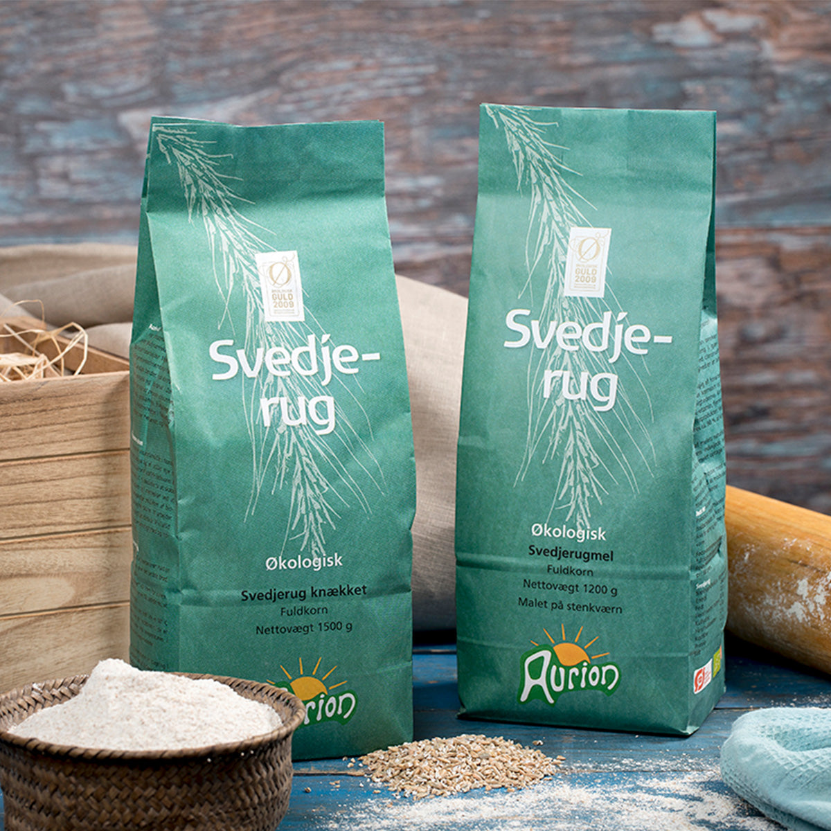 Aurion Svedjerugmel Økologisk | 1.2 kg fra Aurion på Mecindo.dk