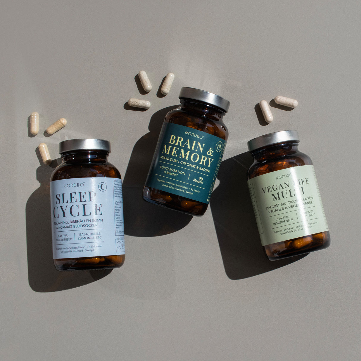 NORDBO Brain & Memory Magnesium | 90 kapsler