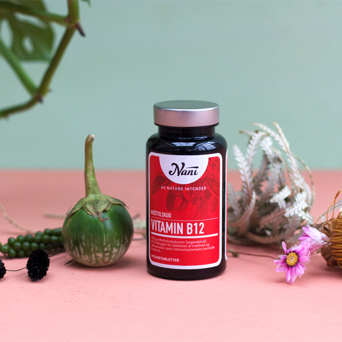 Nani B12 Vitamin | 90 Tabl. fra Nani på Mecindo.dk