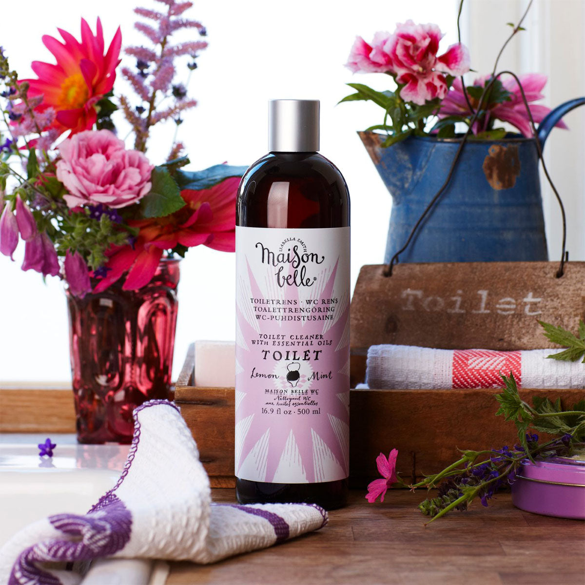 Maison Belle Toiletrens Citron Mynte | 500 ml fra Isabella Smith Maison Belle på Mecindo.dk