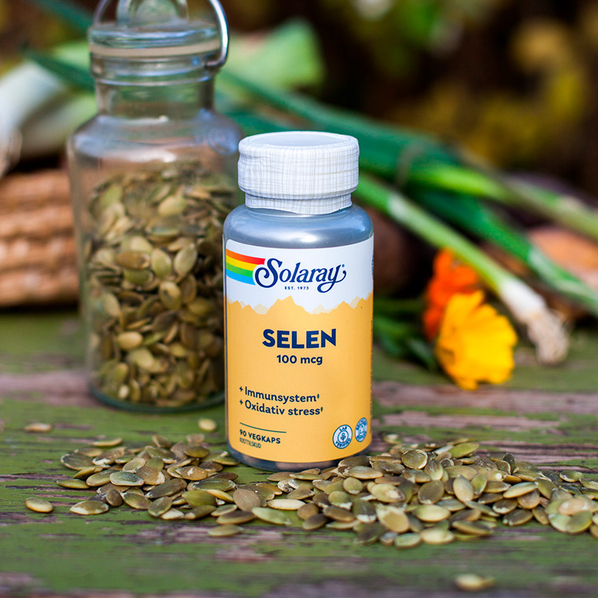 Solaray Selen | 90 kapsler fra Solaray på Mecindo.dk
