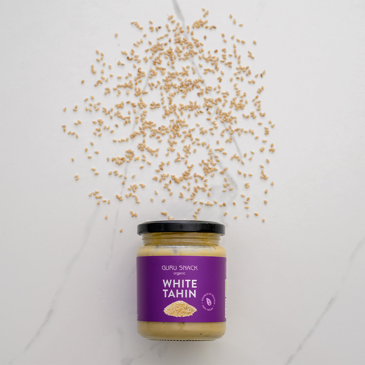 Guru Snack Tahin Hvid Økologisk | 250 gr fra Guru Snack på Mecindo.dk