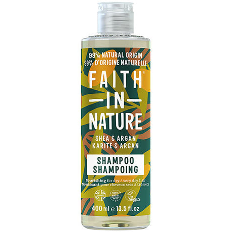 Faith in Nature Shampoo (400 ml) | Shea & Argan fra Faith in Nature på Mecindo.dk