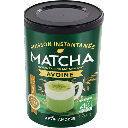 Aromandise Matcha Instant Latté Havre Økologisk | 170 gr fra Aromandise på Mecindo.dk
