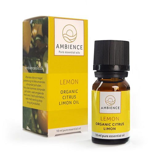 Ambience Lemon Oil, Øko | 10 ml fra Ambience på Mecindo.dk