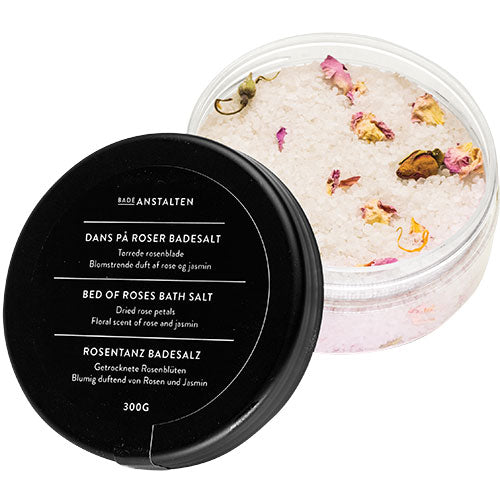 Badeanstalten Badesalt Dans På Roser | 300 gr fra Badeanstalten på Mecindo.dk