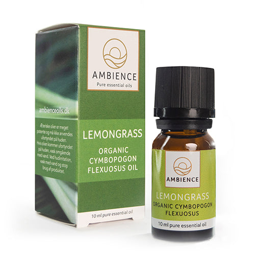 Ambience Lemongrass Olie, Øko | 10 ml fra Ambience på Mecindo.dk