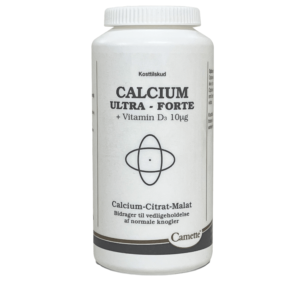 Camette Calcium Ultra Forte + Ekstra D3 | 200 tabletter