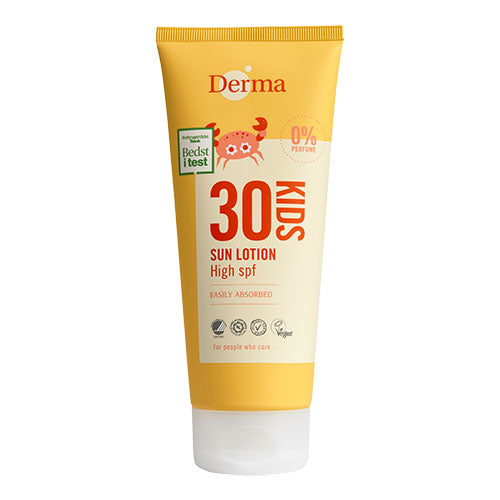 Derma Kids Sollotion Spf 30 | 200 ml fra Derma på Mecindo.dk